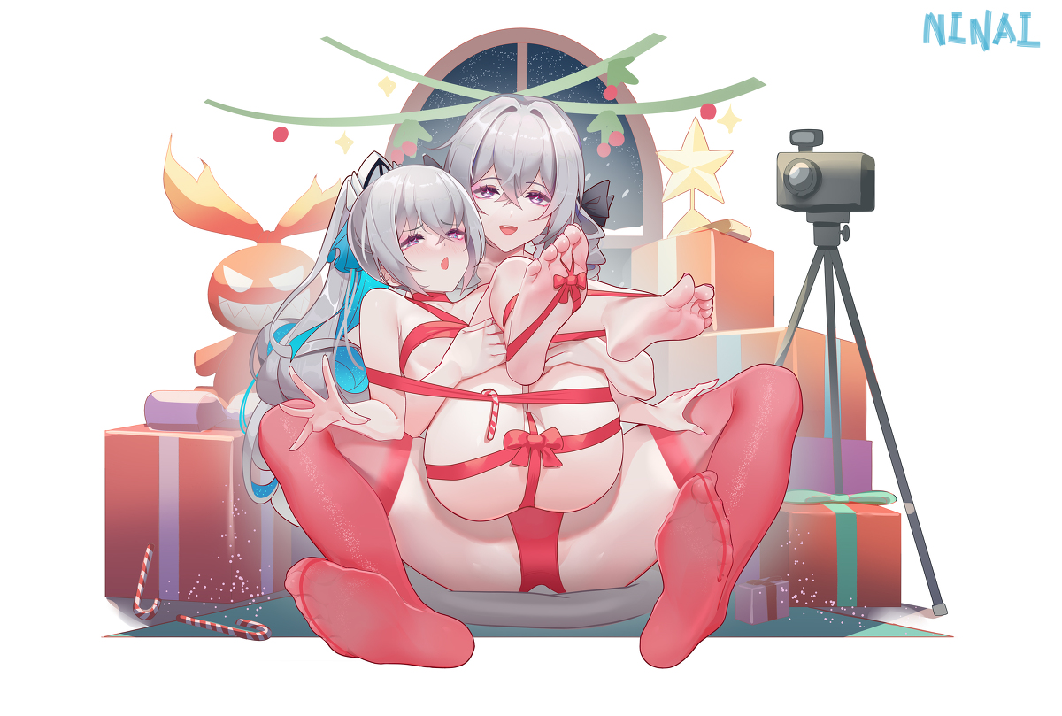 This is a pixiv picture whose title is 🎄.