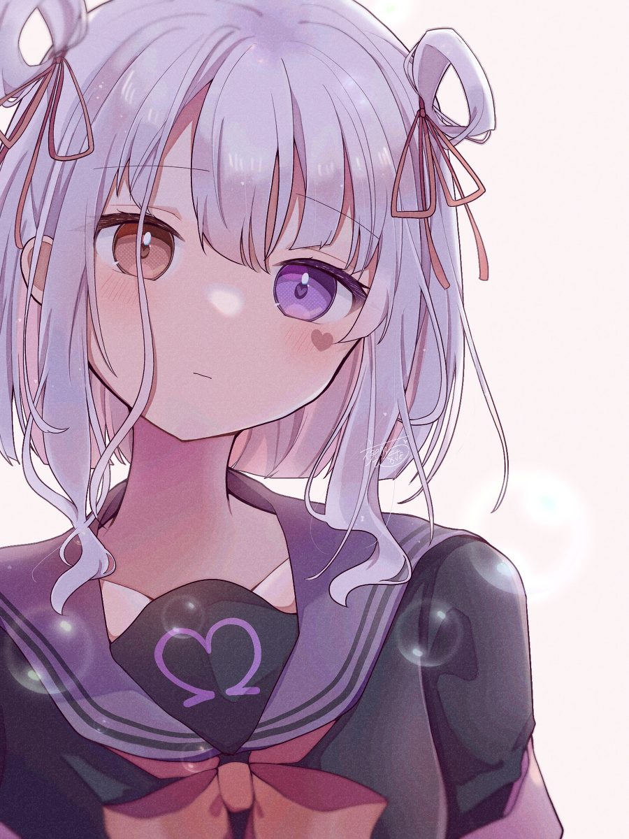 This is a pixiv picture whose title is わたし.