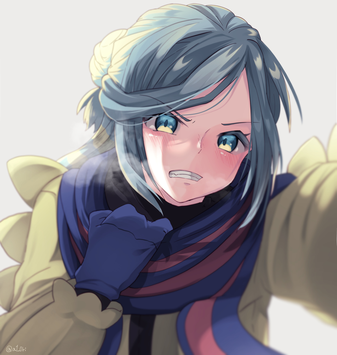 This is a pixiv picture whose title is 「ねぇ、今撮った写真消して」.