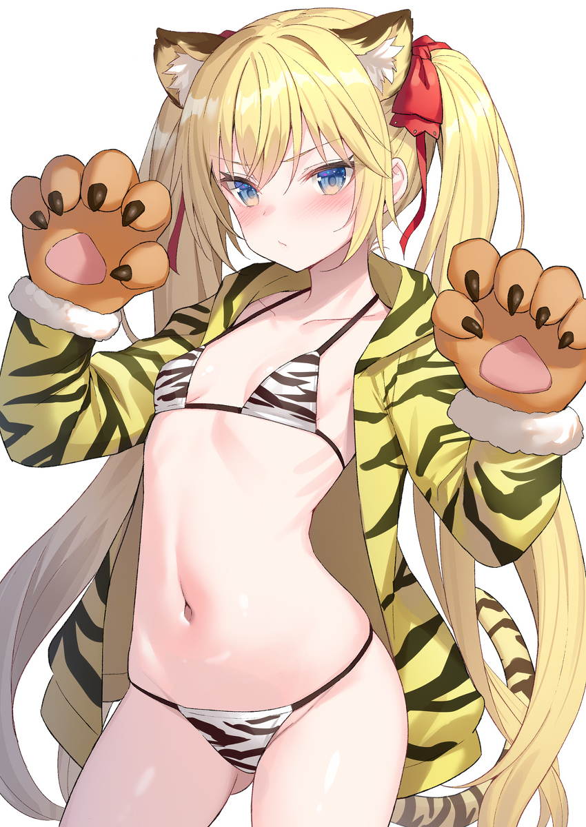 This is a pixiv picture whose title is 年納め妹（虎）.