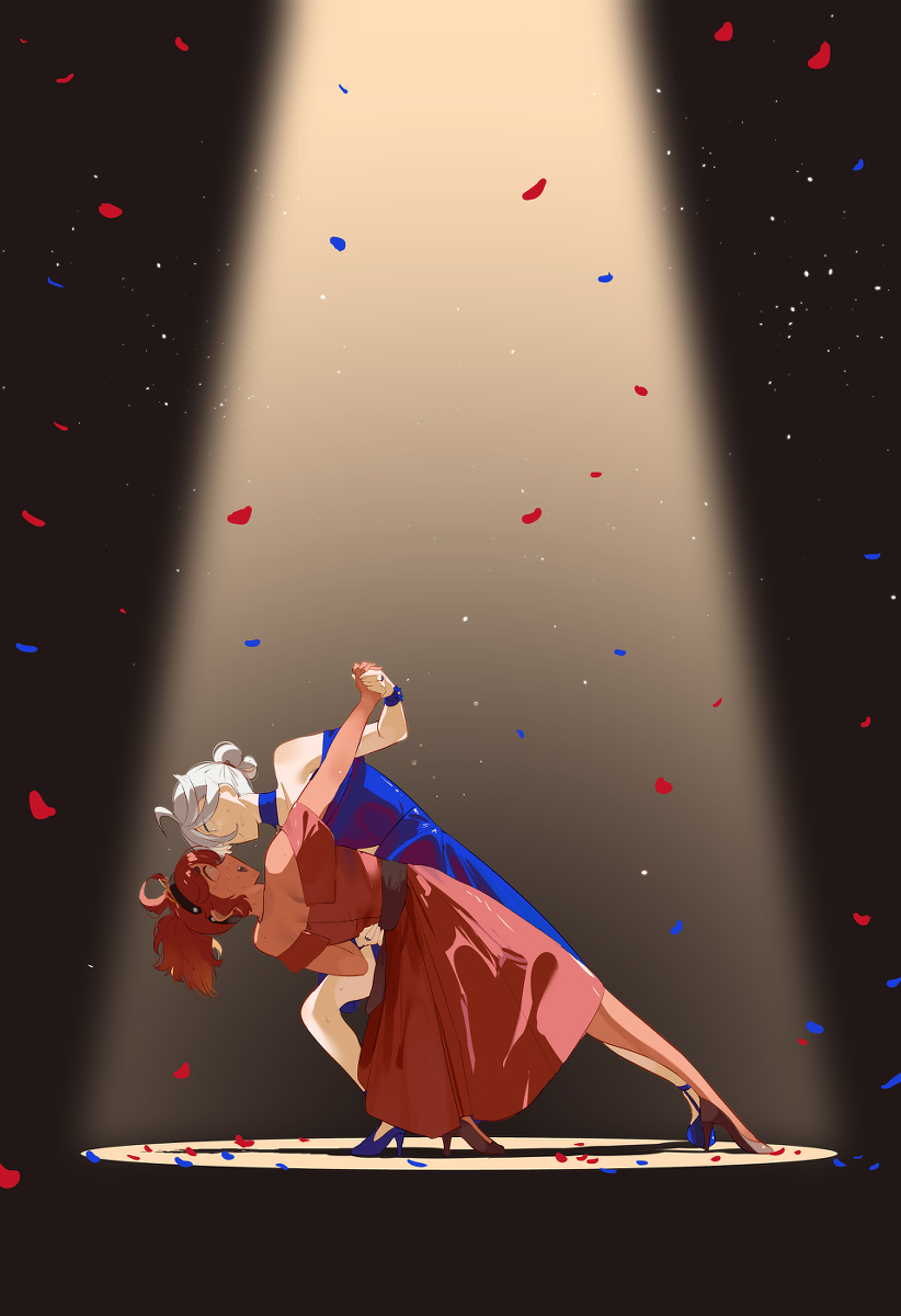 This is a pixiv picture whose title is Suletta Miorine dance.