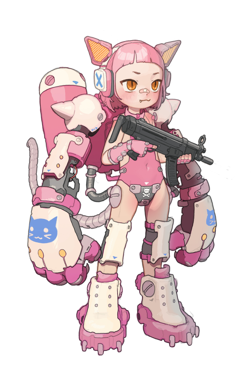 This is a pixiv picture whose title is Nekomata MK23 🐈.