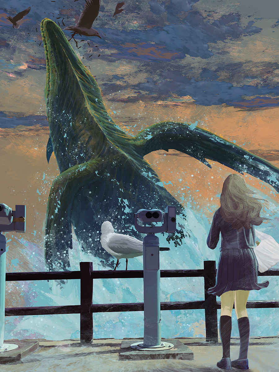 This is a pixiv picture whose title is 水濡れ注意.