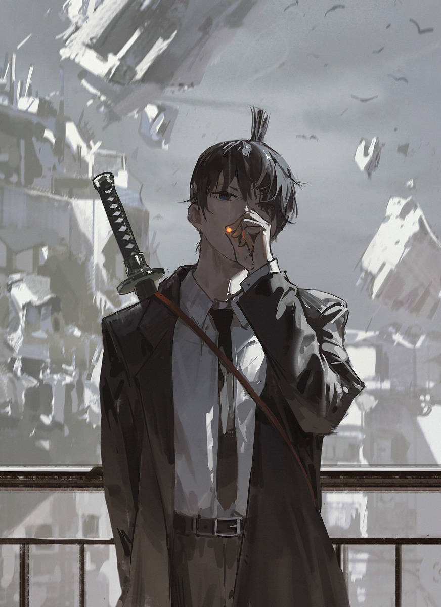 This is a pixiv picture whose title is ez revenge.