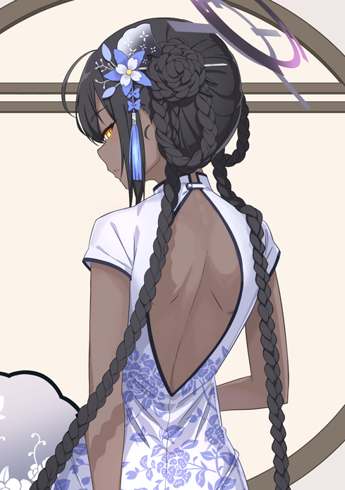 This is a pixiv picture whose title is チャイナ服 カリン.