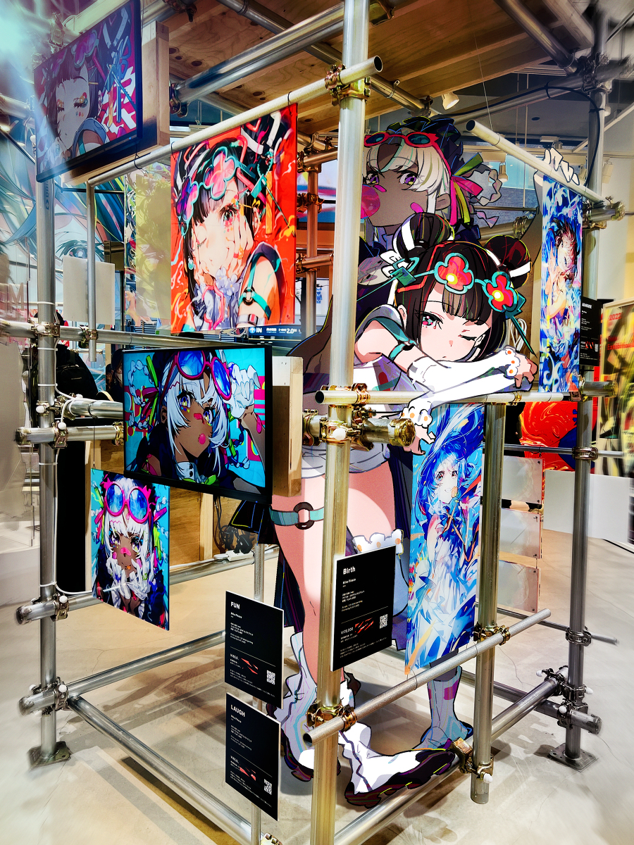 This is a pixiv picture whose title is Exhibition Girl.