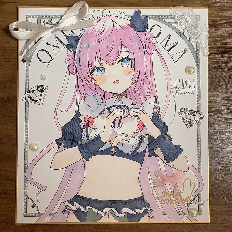 This is a pixiv picture whose title is 【C101】色紙.