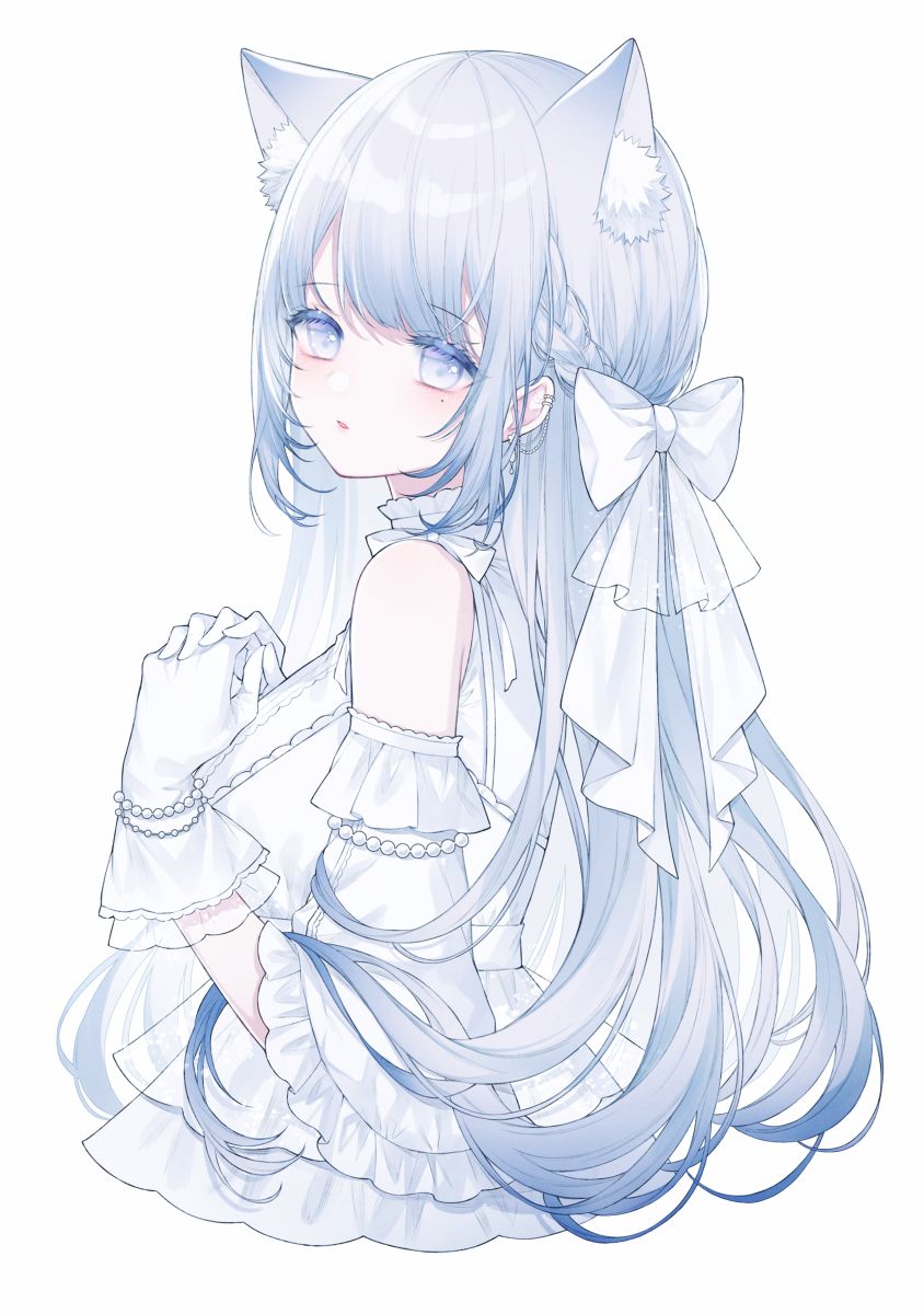 This is a pixiv picture whose title is 💙.