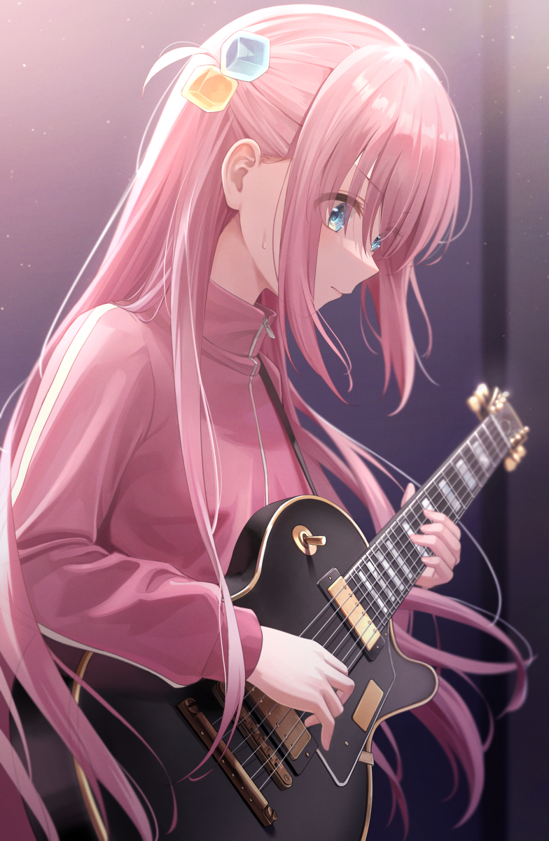 This is a pixiv picture whose title is ぼっち・ざ・ろっく.