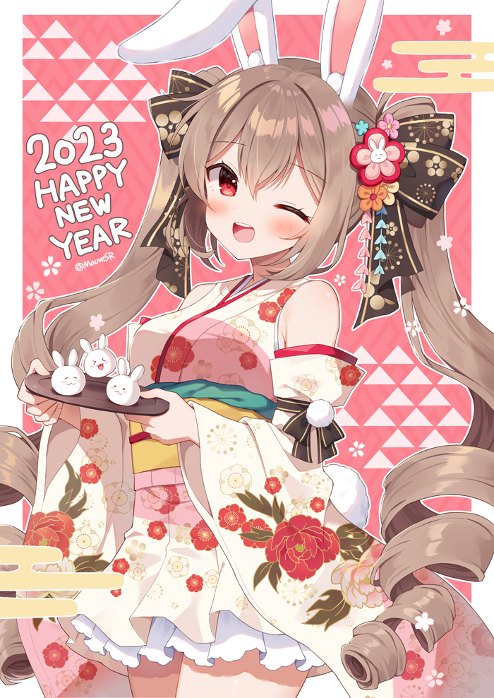 This is a pixiv picture whose title is 𝖧𝖺𝗉𝗉𝗒 𝖭𝖾𝗐 𝖸𝖾𝖺𝗋.
