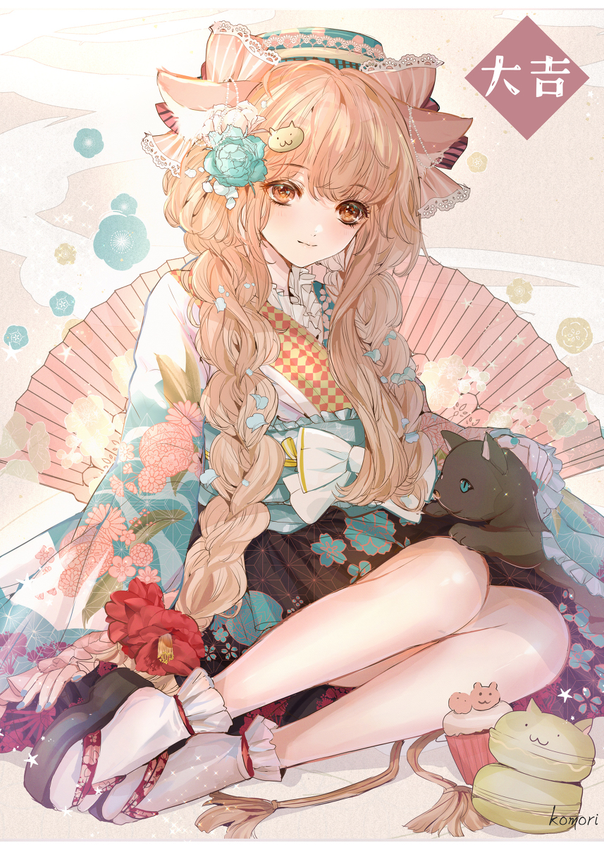 This is a pixiv picture whose title is 【こもりひっきおみくじ発売しました】.