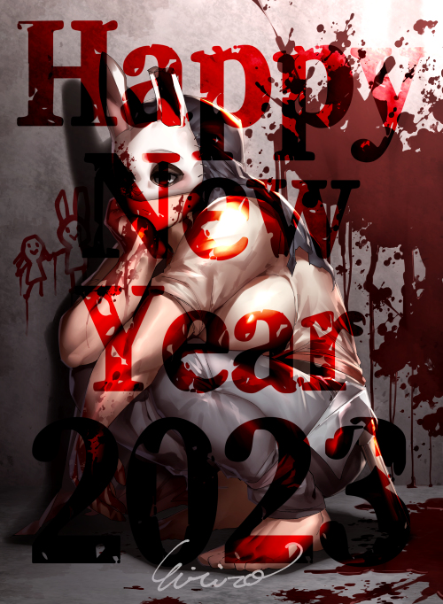 This is a pixiv picture whose title is 2023年のあいさつ.
