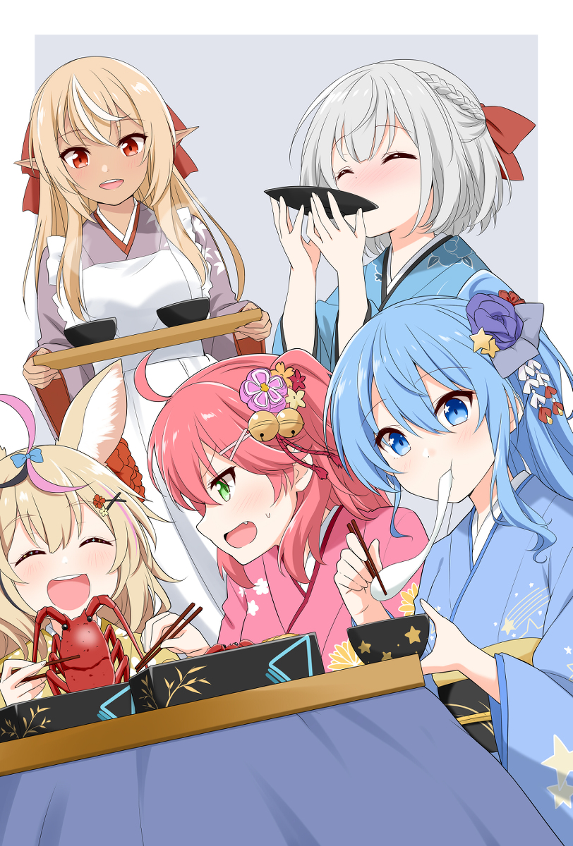 This is a pixiv picture whose title is 明けましておめでとう 2023.