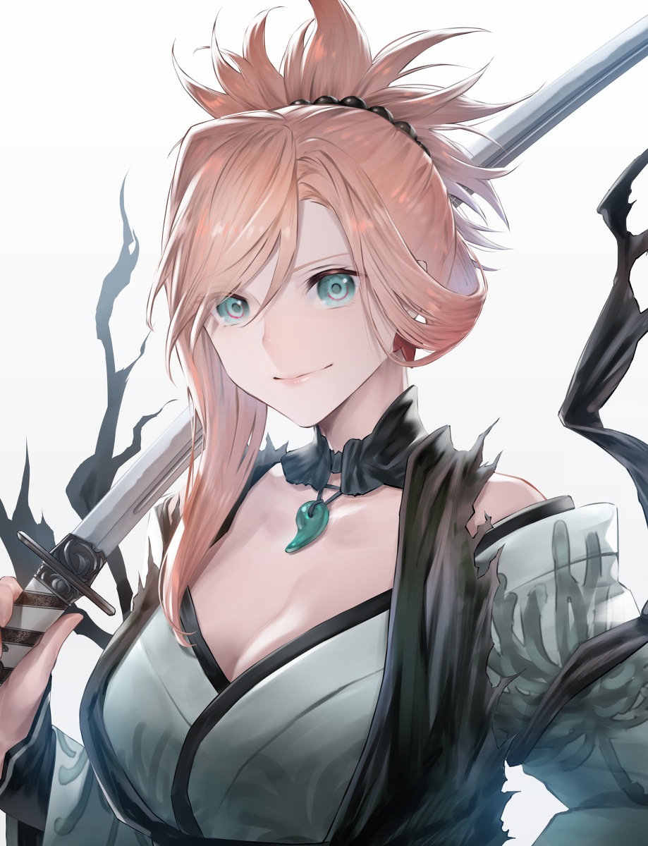 This is a pixiv picture whose title is Fate/Samurai Remnant.