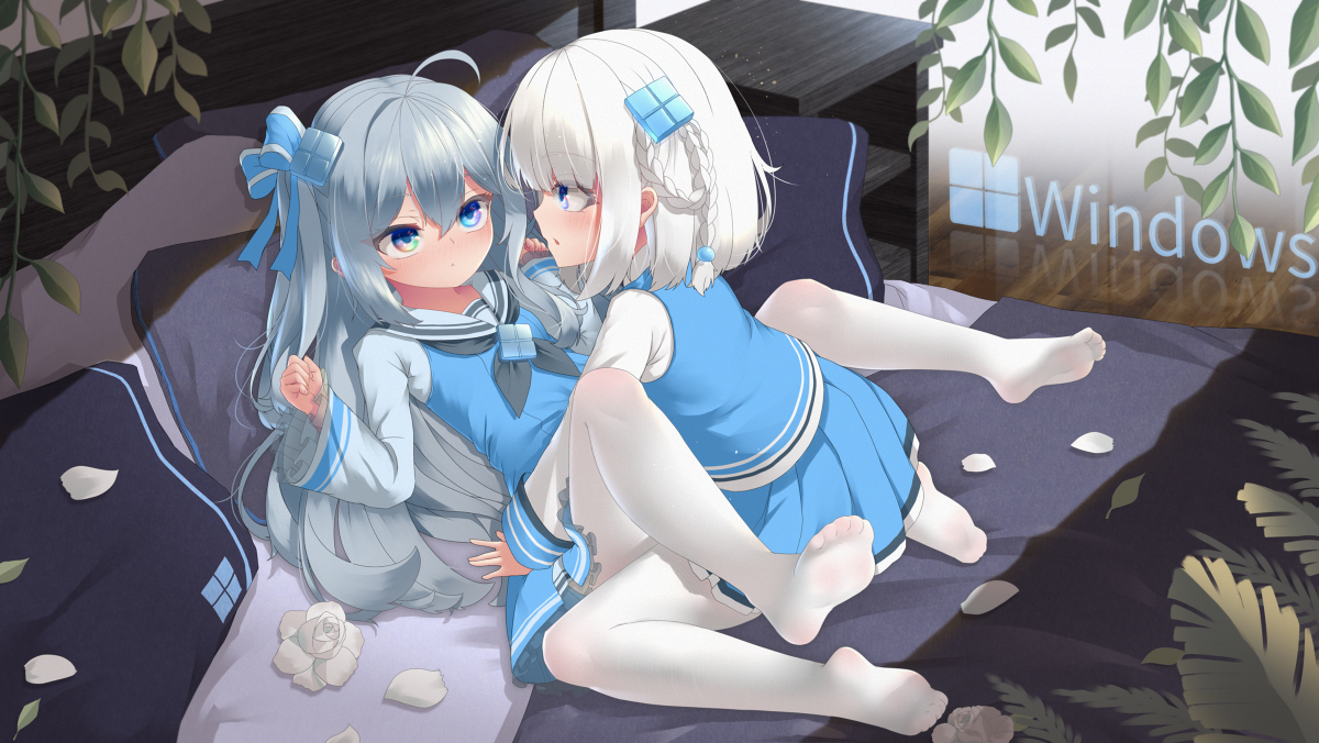This is a pixiv picture whose title is 【稿】贴贴.