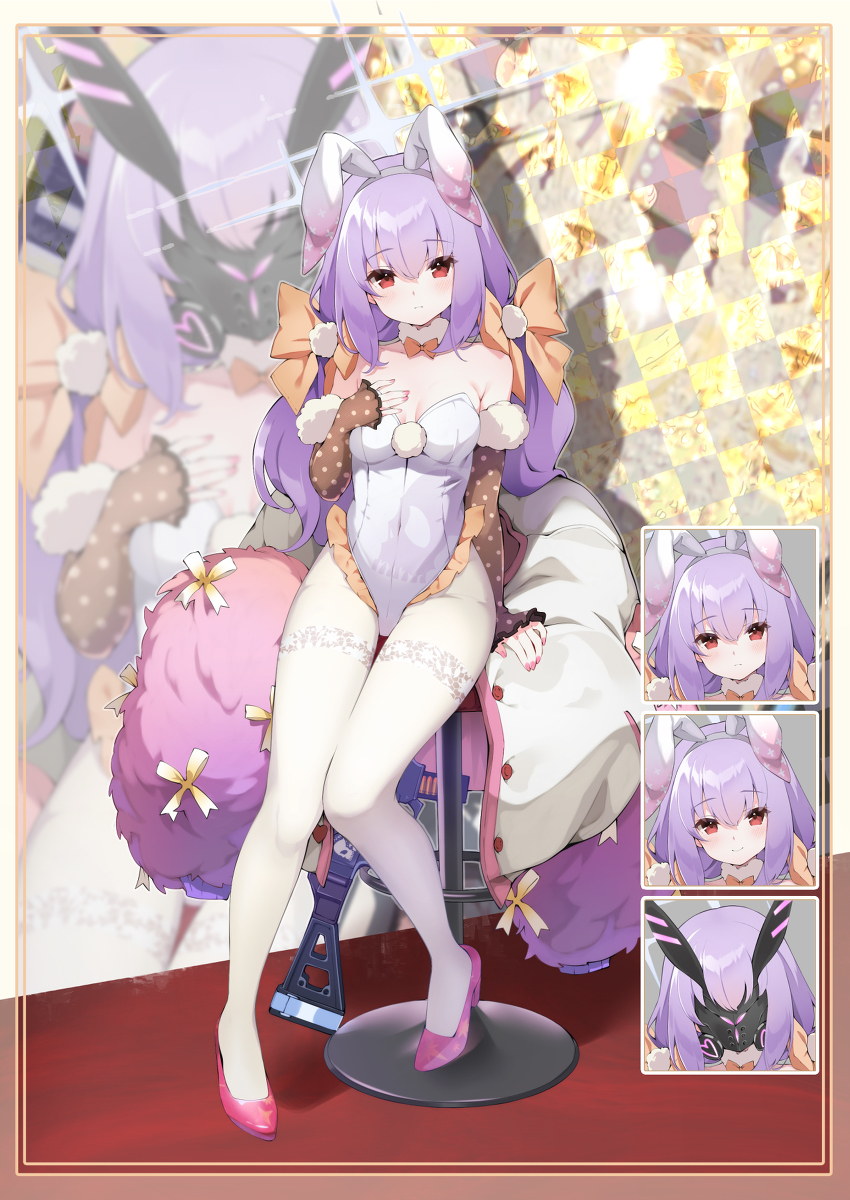 This is a pixiv picture whose title is 初描き　妄想バニーアツコ.