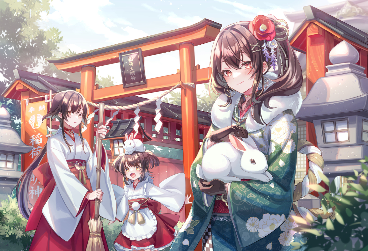 This is a pixiv picture whose title is ２０２３.