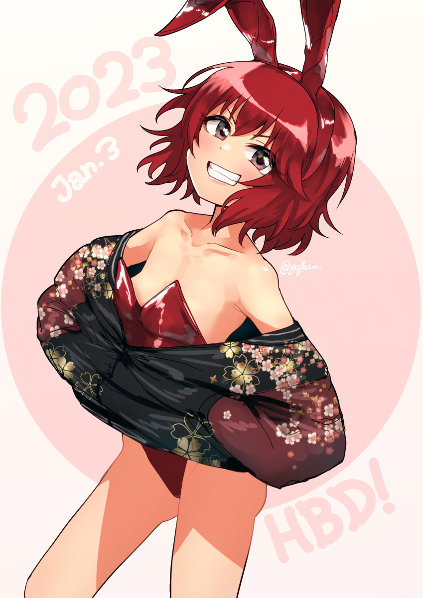 This is a pixiv picture whose title is 村上巴生誕祭2023.