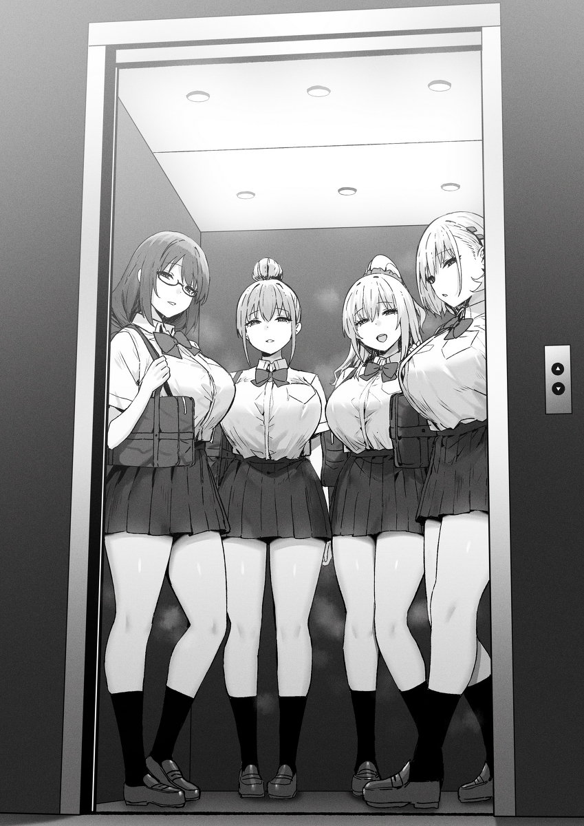 This is a pixiv picture whose title is エレベーターに乗りますか?.