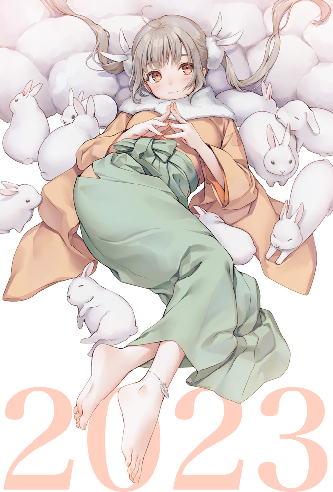 This is a pixiv picture whose title is 🐰2023🐰.