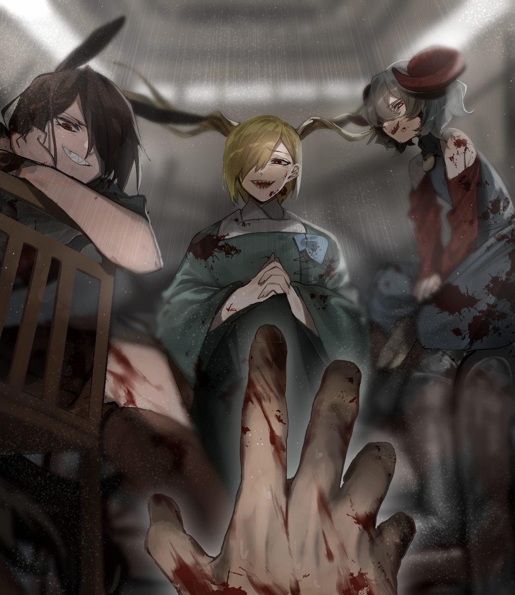 This is a pixiv picture whose title is 畜生界.