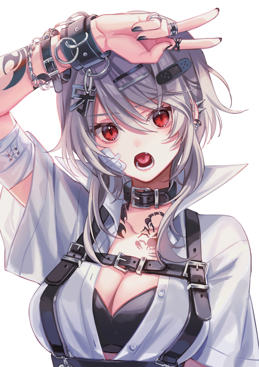 This is a pixiv picture whose title is 牙と毒.