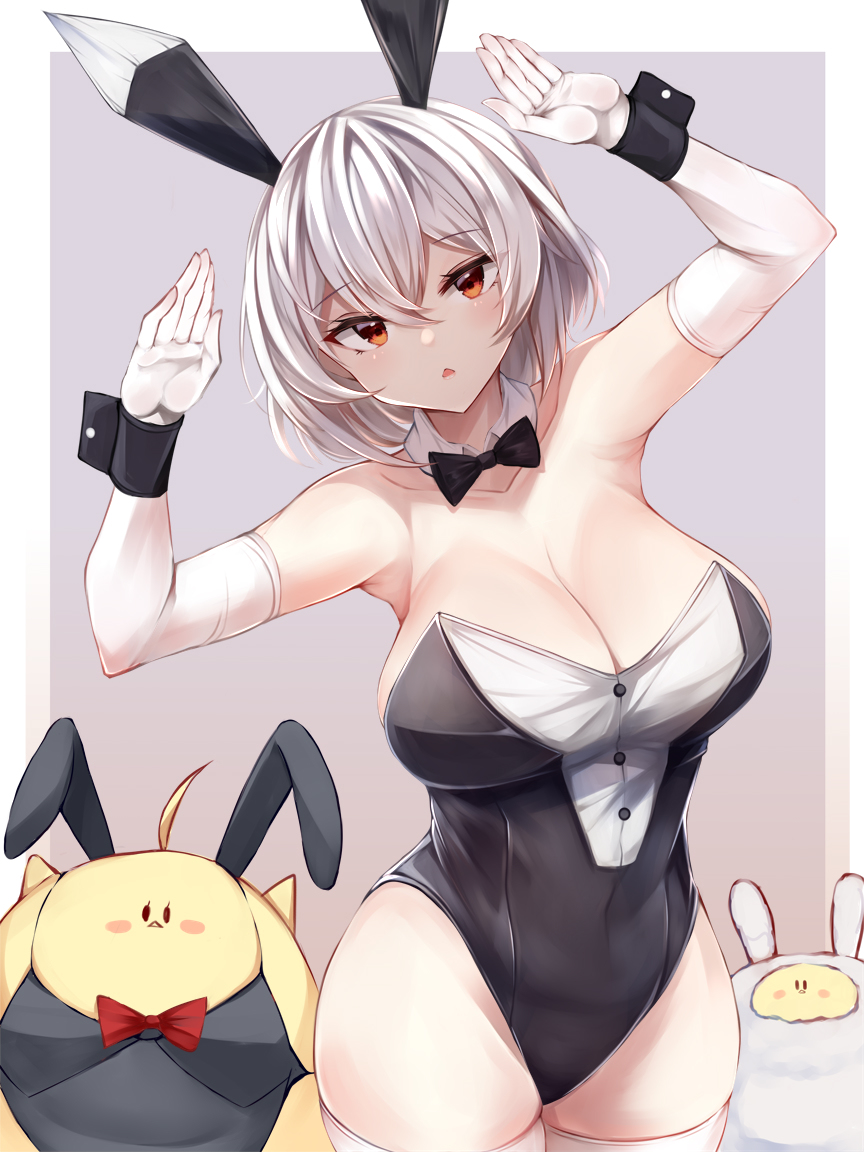 This is a pixiv picture whose title is バニーシリアス.