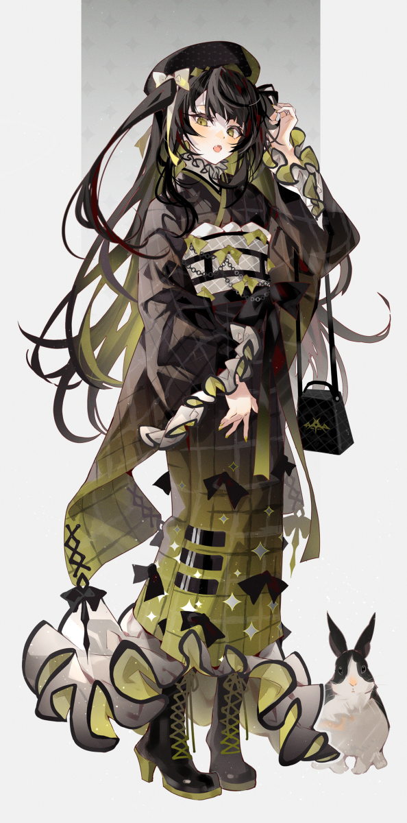 This is a pixiv picture whose title is 2023🐰.