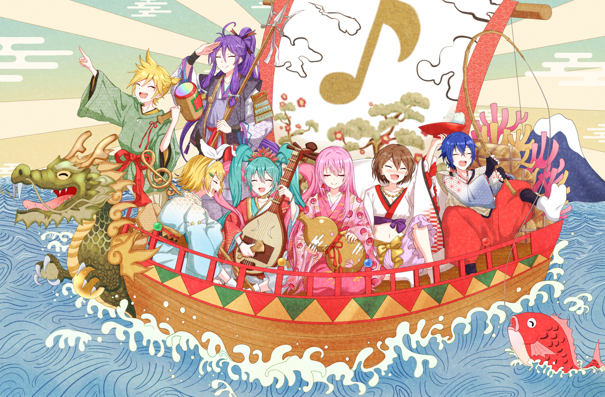 This is a pixiv picture whose title is 福来る.