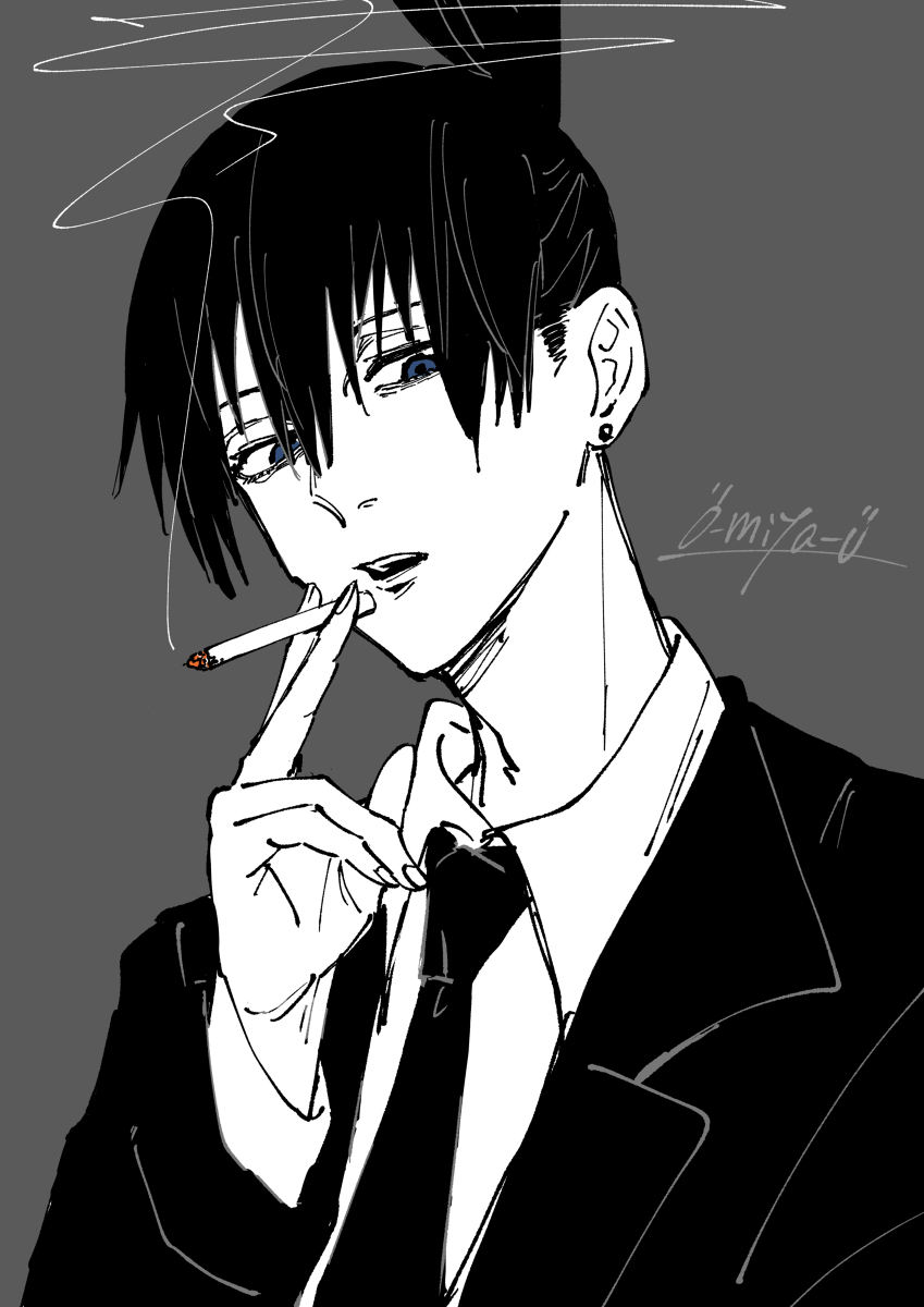 This is a pixiv picture whose title is チェンソ読みましたラクガキ.