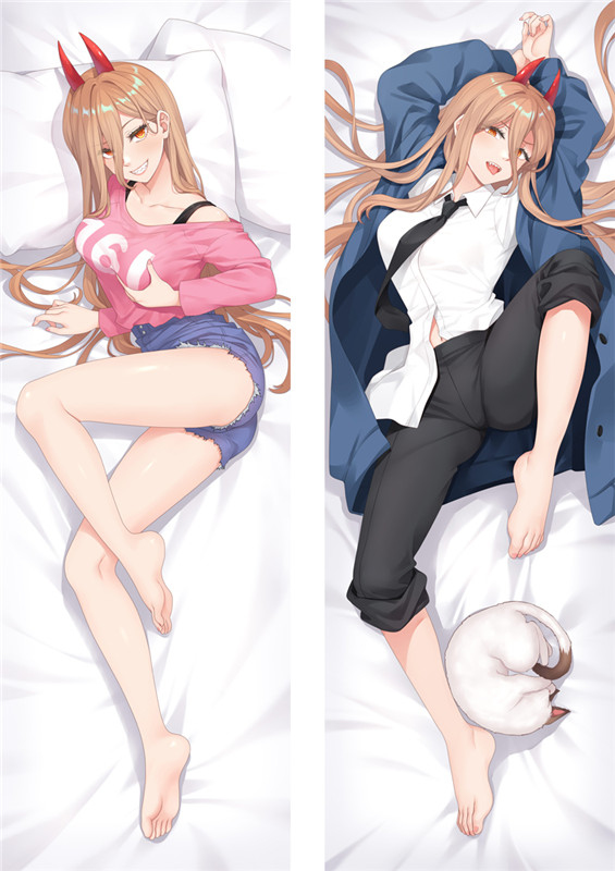 This is a pixiv picture whose title is チェンソーマン パワー Power 2WT 抱き枕カバー.