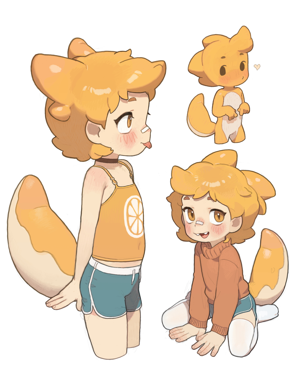 This is a pixiv picture whose title is Flame the lemony lizardy critter.