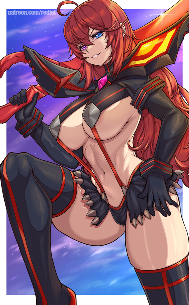 This is a pixiv picture whose title is Marthya (OC) Cosplay: Ryuko.