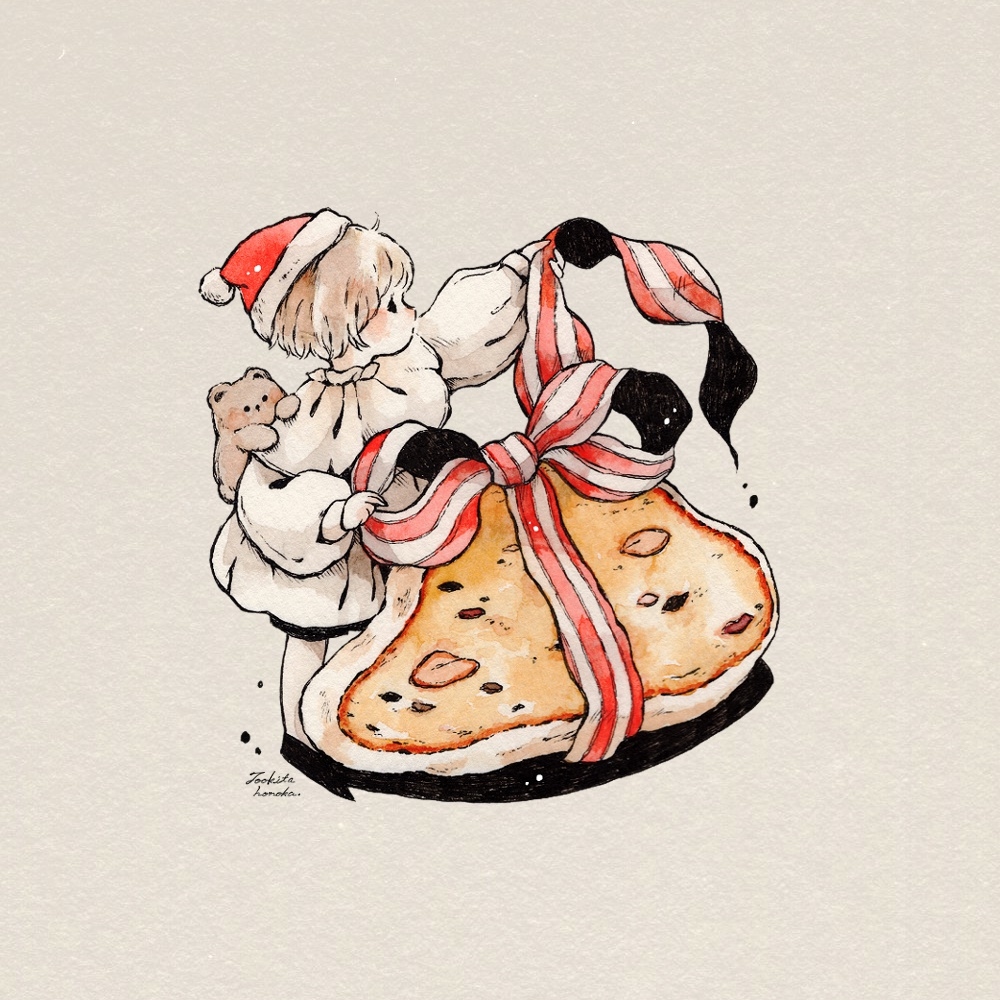 This is a pixiv picture whose title is こびとの贈りもの.