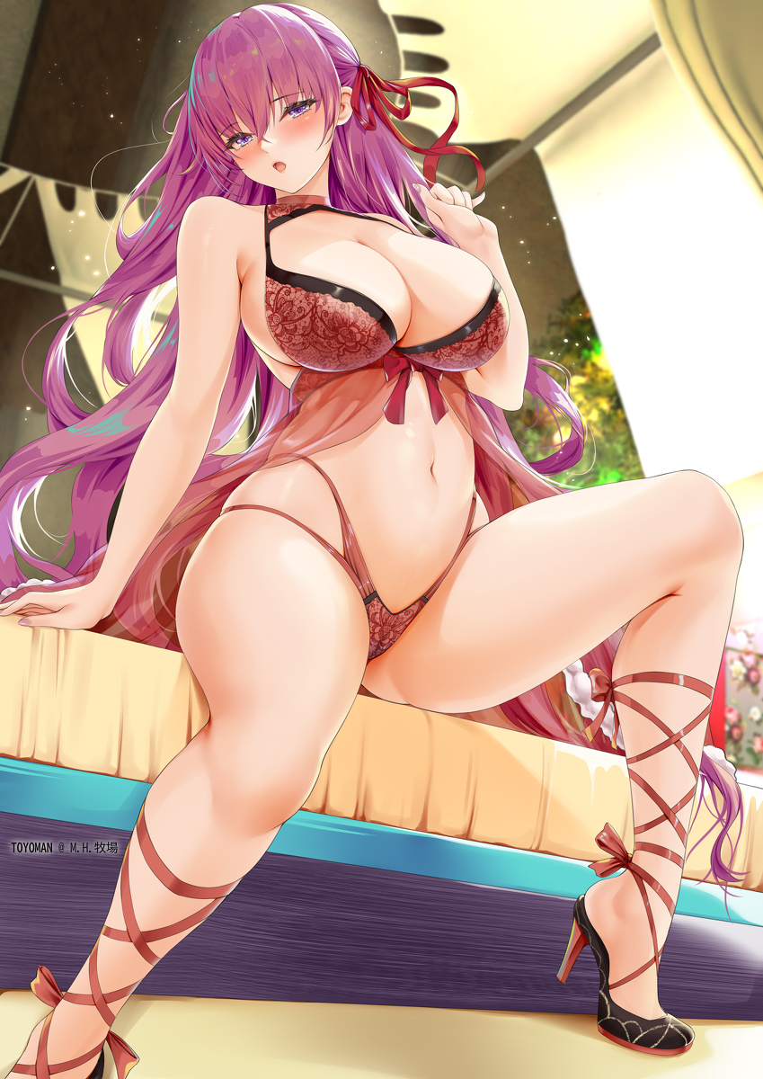 This is a pixiv picture whose title is BB(Fate).