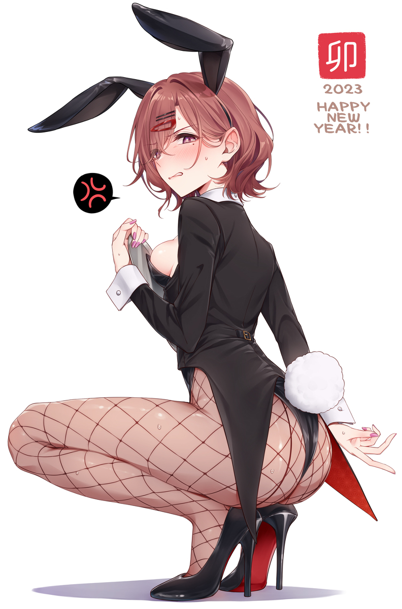 This is a pixiv picture whose title is あけおめバニー円香.