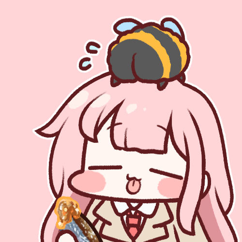 This is a pixiv picture whose title is 허니츄러스.