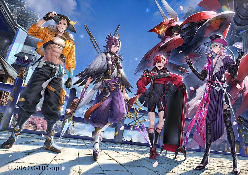 This is a pixiv picture whose title is ホロスターズEN『TEMPUS』新メンバーデビューキービジュアル.