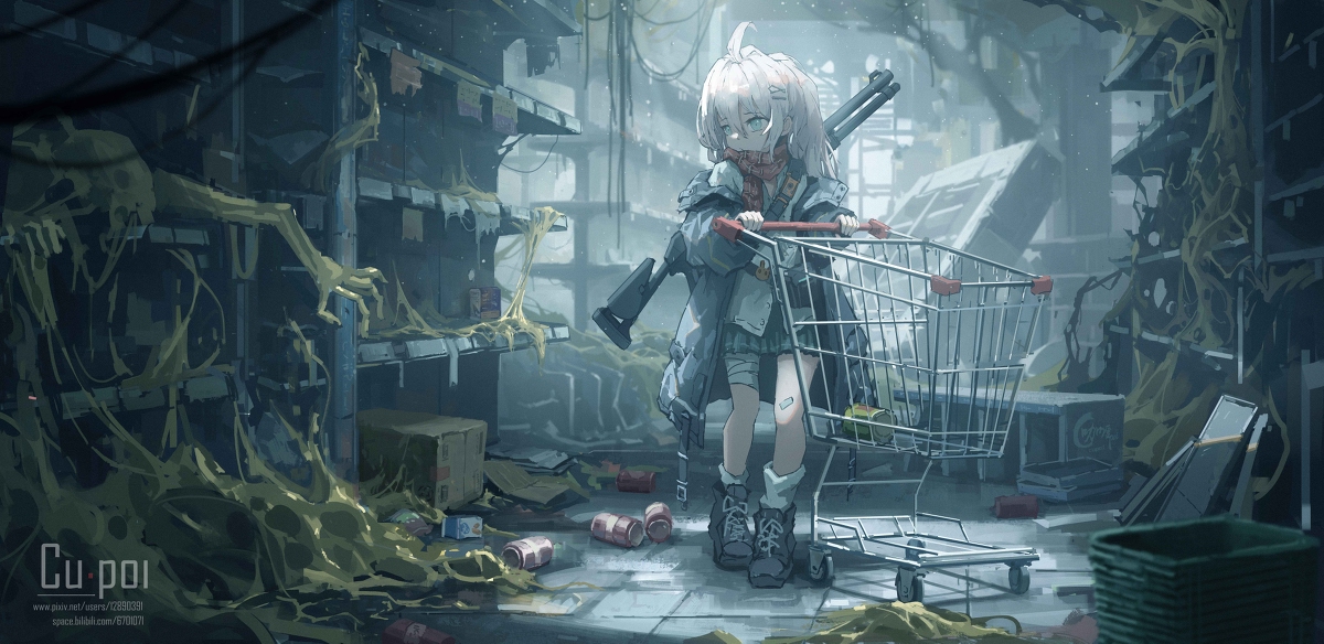 This is a pixiv picture whose title is 零元购.