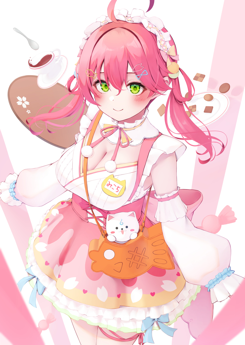This is a pixiv picture whose title is 新衣装みこち.