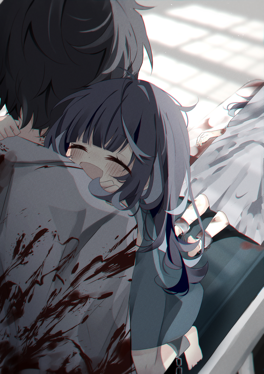 This is a pixiv picture whose title is 「ハカセ！ げんキ、に、なっタよ！」.