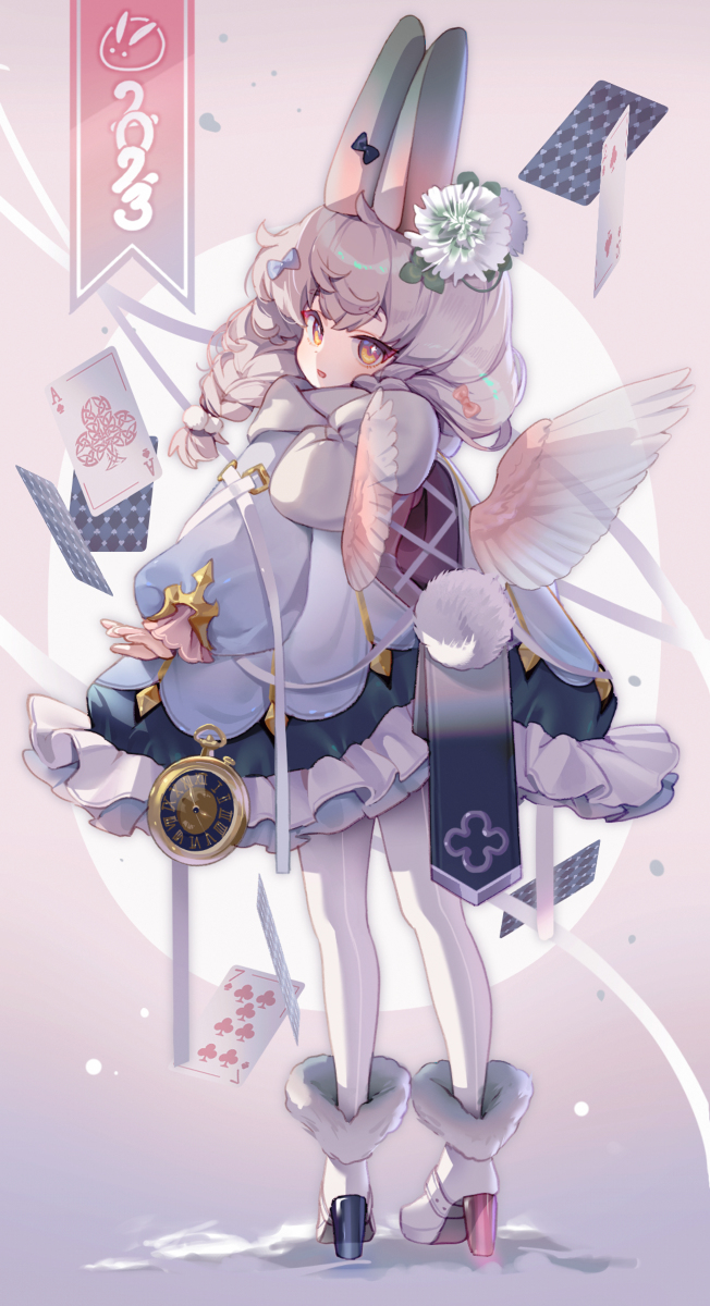 This is a pixiv picture whose title is 🐰.