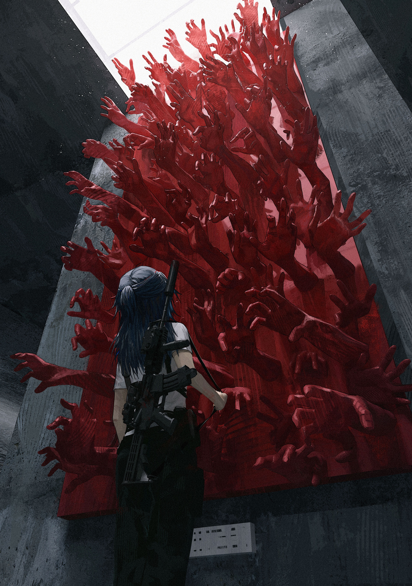 This is a pixiv picture whose title is 欲望.