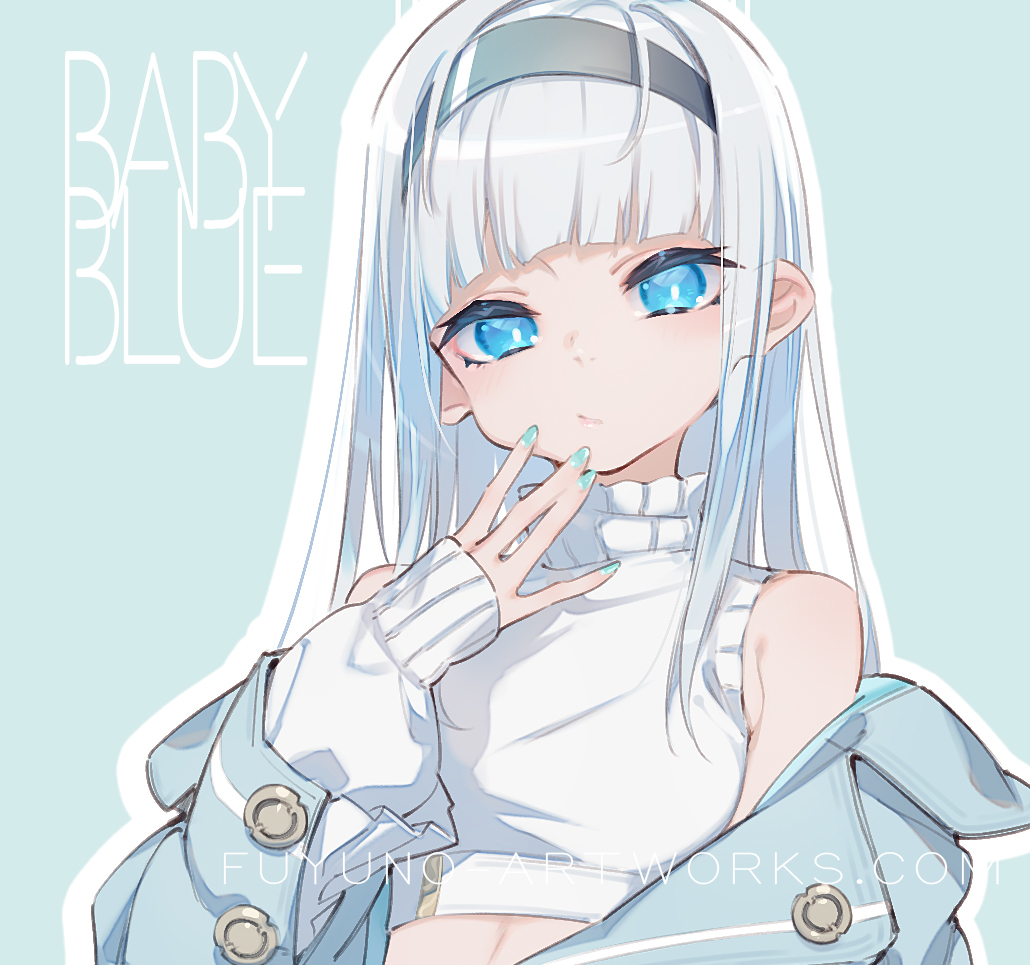 This is a pixiv picture whose title is BABY BLUE.
