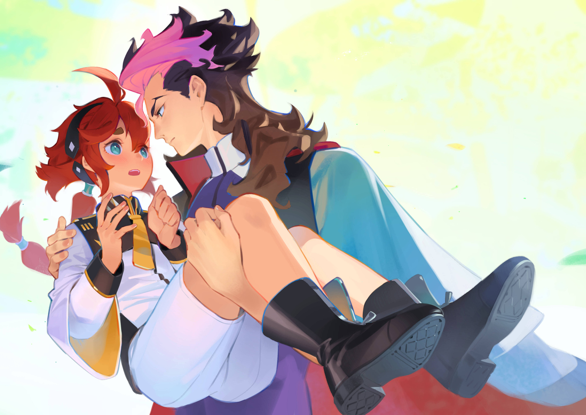 This is a pixiv picture whose title is グエスレ.