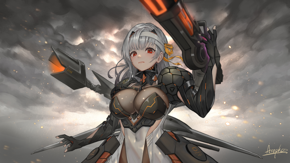 This is a pixiv picture whose title is 神罰.