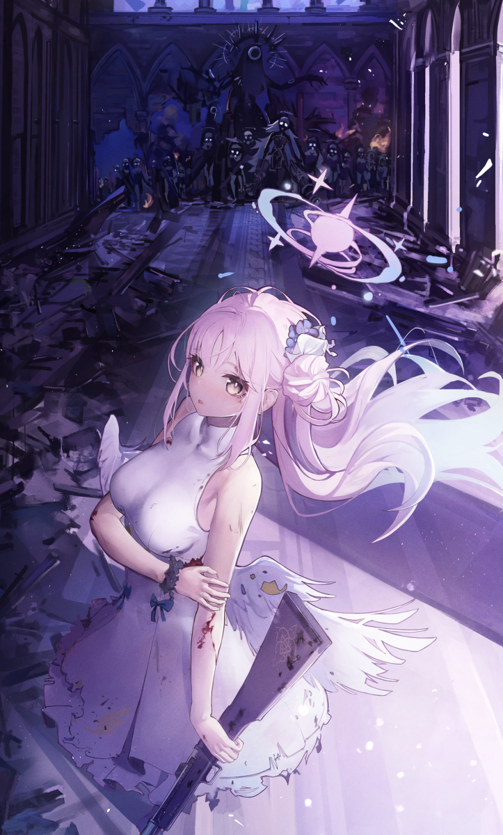 This is a pixiv picture whose title is 聖園ミカ.