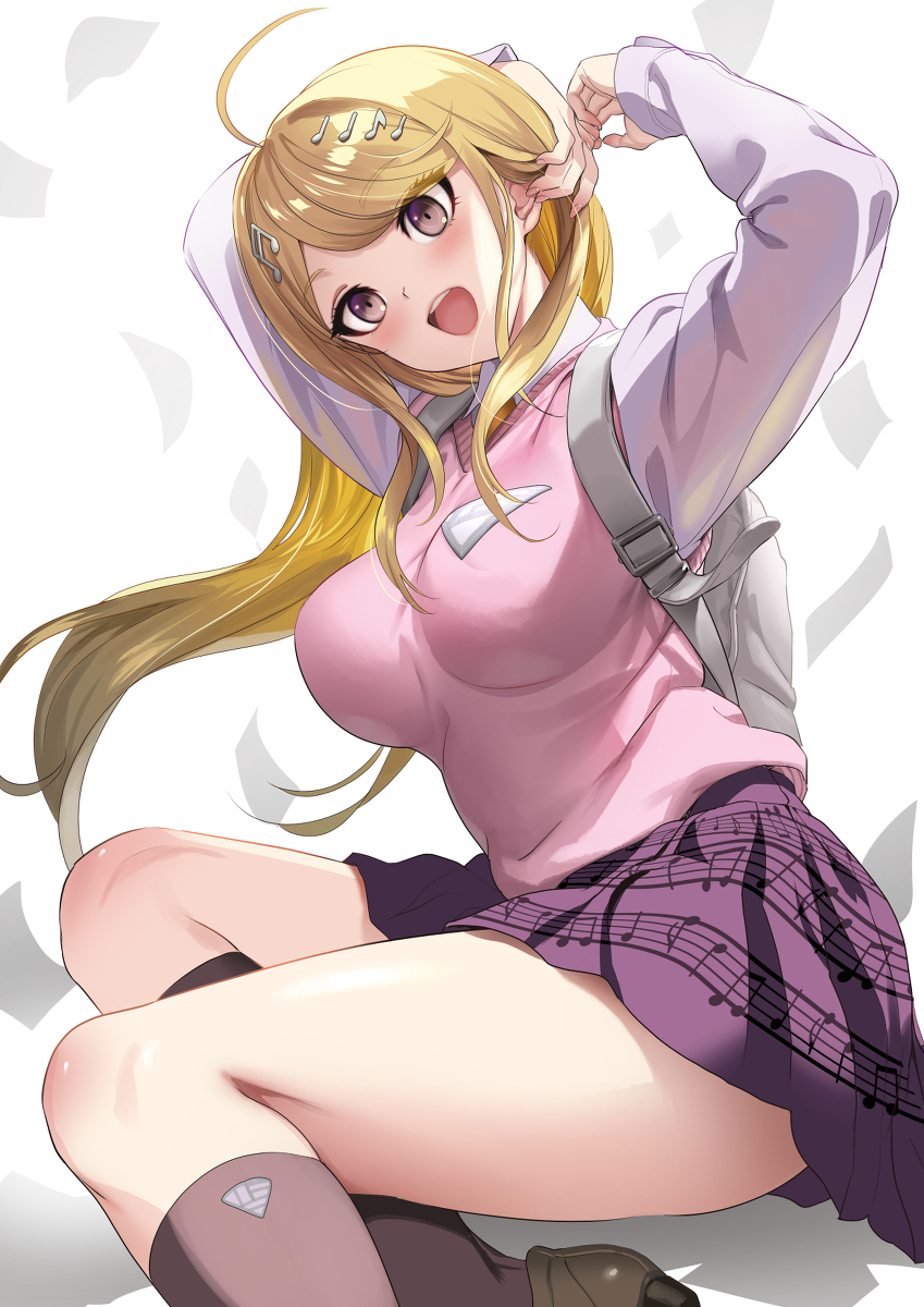 This is a pixiv picture whose title is 赤松ちゃんかわいい.