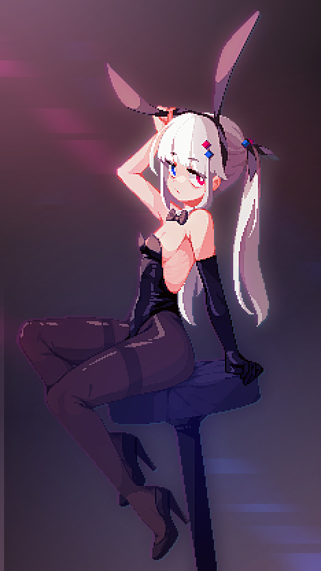 This is a pixiv picture whose title is OC.