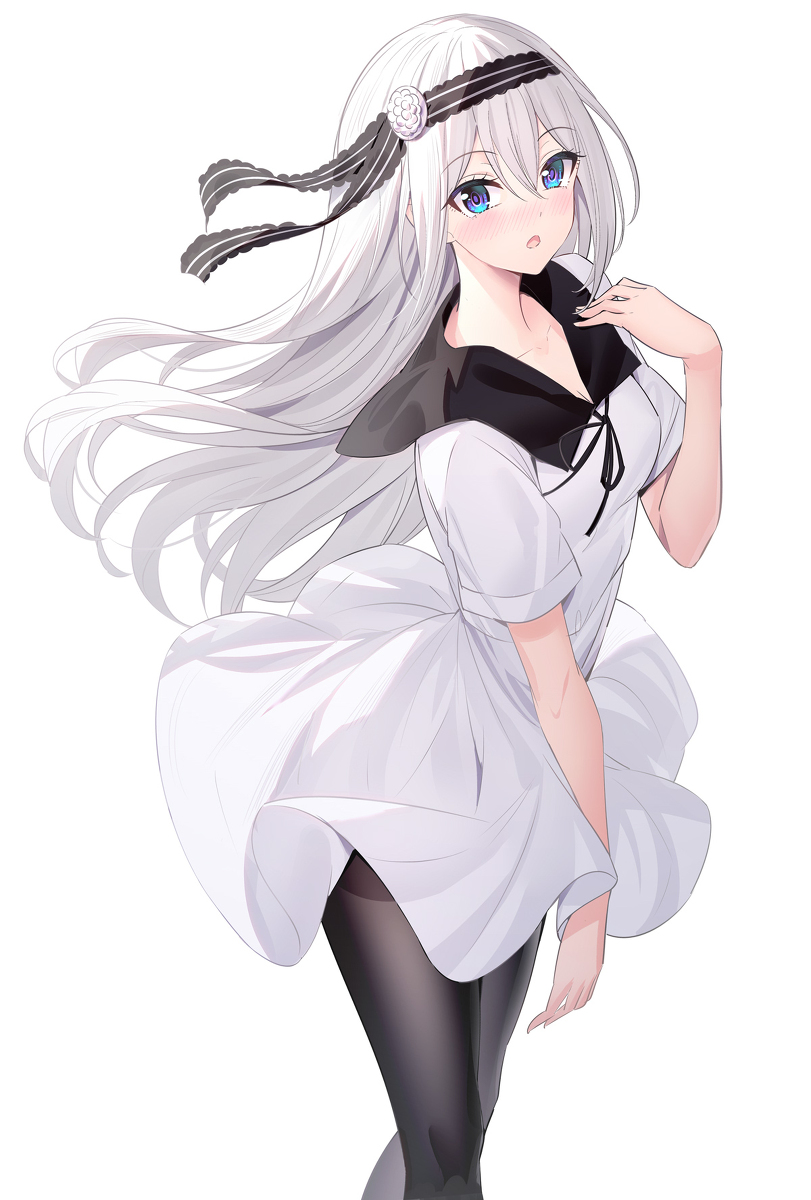 This is a pixiv picture whose title is 白銀圭.